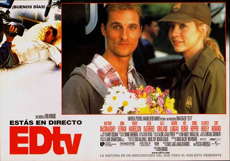 Matthew McConaughey, Jenna Elfman - Edtv - Lobby Cards