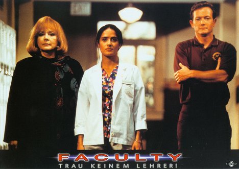 Piper Laurie, Salma Hayek, Robert Patrick - The Faculty - Lobby Cards