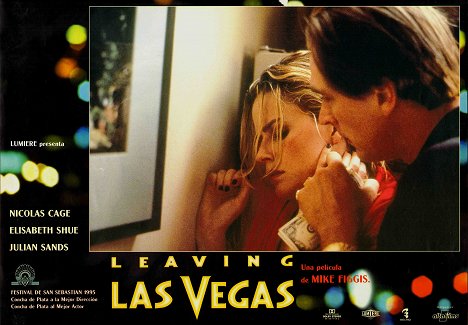 Elisabeth Shue, Julian Sands - Morrer em Las Vegas - Cartões lobby