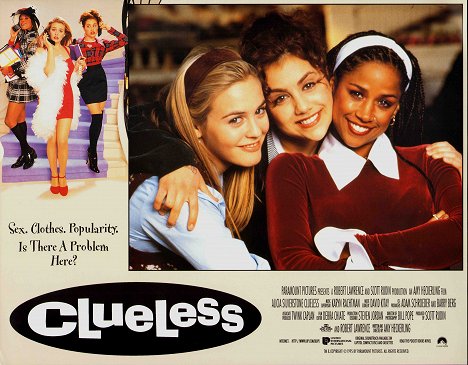 Alicia Silverstone, Brittany Murphy, Stacey Dash - Clueless - Lobby Cards