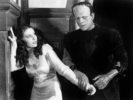 Valerie Hobson, Boris Karloff - Frankensteinova nevěsta - Z filmu