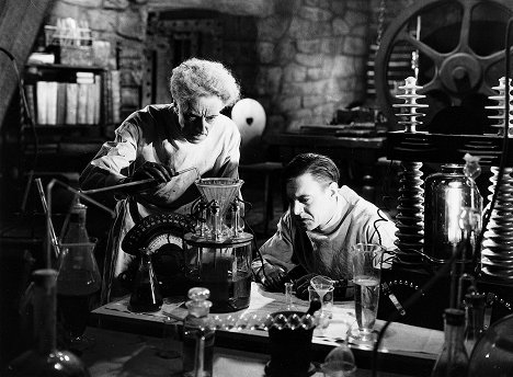 Ernest Thesiger, Colin Clive - Frankensteins Braut - Filmfotos