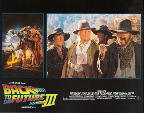 Christopher Lloyd, Tom Wilson - Back to the Future Part III - Lobby Cards