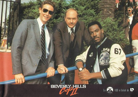 Judge Reinhold, John Ashton, Eddie Murphy - Beverly Hills Cop II - Lobbykaarten