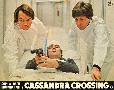 Lou Castel, Stefano Patrizi - The Cassandra Crossing - Lobby karty