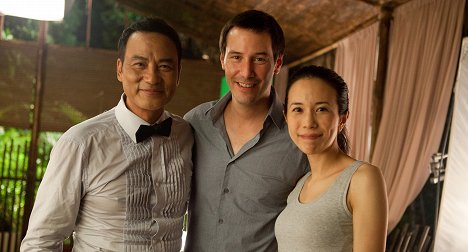 Simon Yam, Keanu Reeves, Karen Mok - Muž taiči - Z natáčení