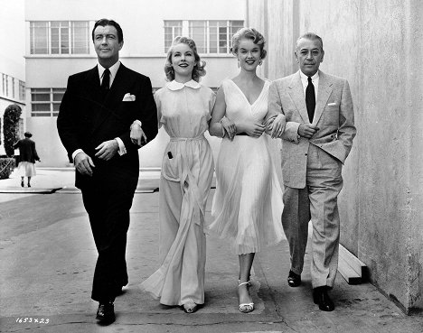 Robert Taylor, Janet Leigh, Anne Francis, George Raft - Rogue Cop - Making of