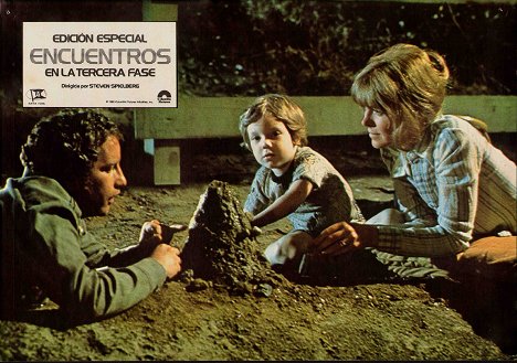 Richard Dreyfuss, Cary Guffey, Melinda Dillon - Rencontres du troisième type - Lobby Cards