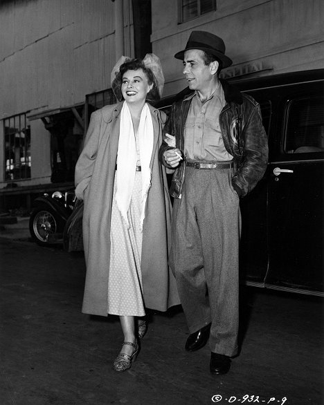 Paulette Goddard, Humphrey Bogart - Tokio Joe - Kuvat kuvauksista