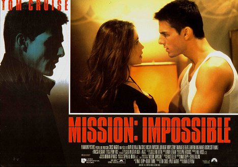 Emmanuelle Béart, Tom Cruise - M :I - Mission : Impossible - Cartes de lobby