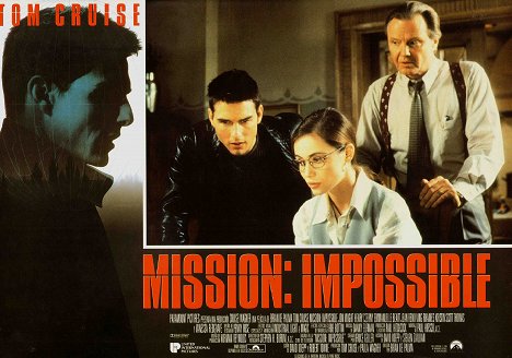 Tom Cruise, Emmanuelle Béart, Jon Voight - M :I - Mission : Impossible - Cartes de lobby