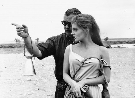 Robert Aldrich, Rossana Podestà - Sodome et Gomorrhe - Tournage