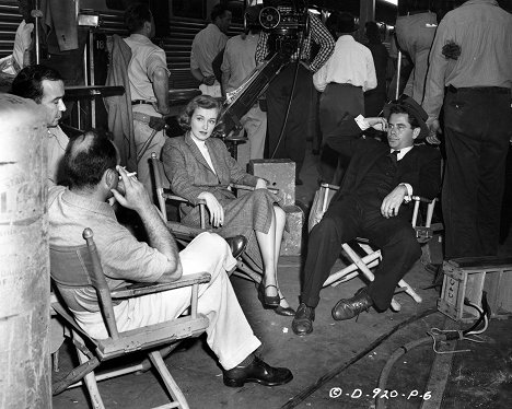 Nina Foch, Glenn Ford - Le Maître du gang - Tournage