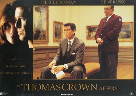 Pierce Brosnan, Michael Lombard - Äventyraren Thomas Crown - Mainoskuvat