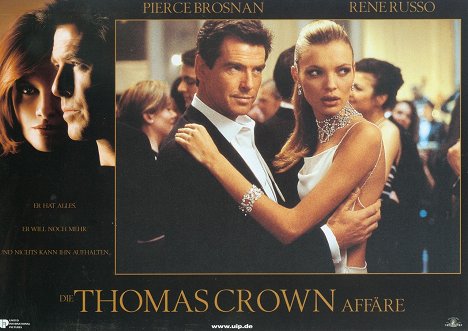 Pierce Brosnan, Esther Cañadas - The Thomas Crown Affair - Cartões lobby