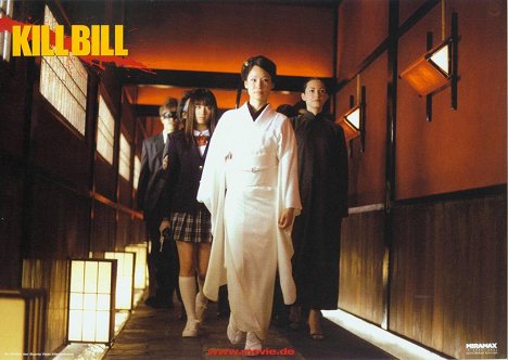Chiaki Kuriyama, Lucy Liu, Julie Dreyfus - Kill Bill – Volume 1 - Lobbykarten