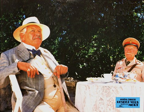 Peter Ustinov, John Gielgud - Appointment with Death - Lobby Cards