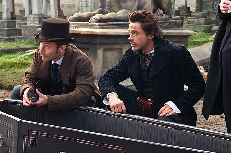 Jude Law, Robert Downey Jr. - Sherlock Holmes - De la película