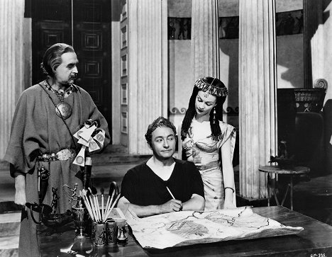 Cecil Parker, Claude Rains, Vivien Leigh - Caesar und Cleopatra - Filmfotos