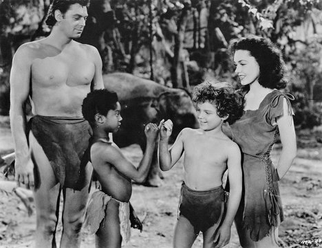 Johnny Weissmuller, Johnny Sheffield, Maureen O'Sullivan - Tarzan's Secret Treasure - Z filmu