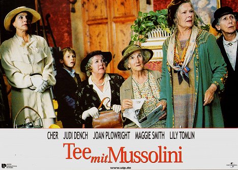 Charlie Lucas, Judi Dench - Tea with Mussolini - Lobbykaarten