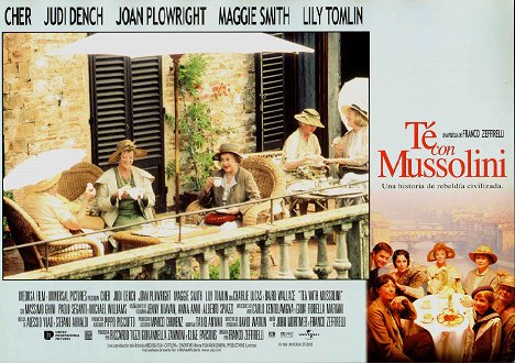 Maggie Smith, Joan Plowright - Tea with Mussolini - Lobby Cards