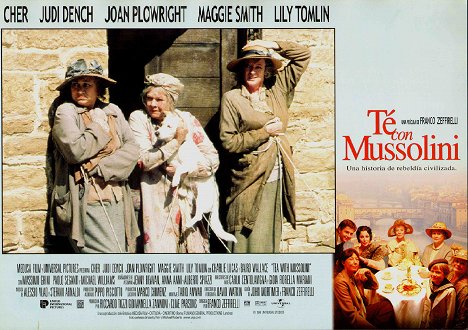 Joan Plowright, Judi Dench, Maggie Smith - Tea with Mussolini - Lobby Cards