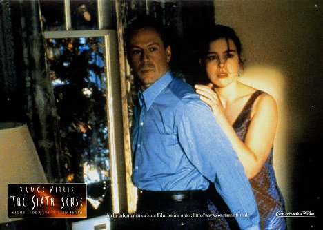 Bruce Willis, Olivia Williams - The Sixth Sense - Lobbykarten