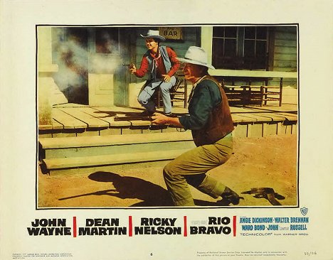 Ricky Nelson, John Wayne - Rio Bravo - Lobbykaarten