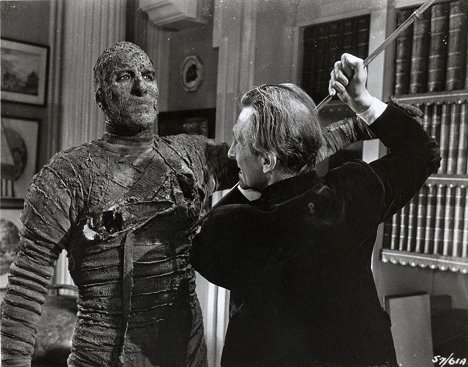 Christopher Lee, Peter Cushing - The Mummy - Van film