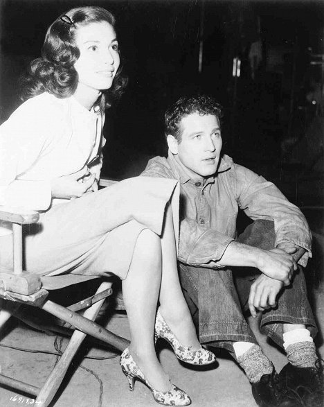 Pier Angeli, Paul Newman - Somebody Up There Likes Me - Making of