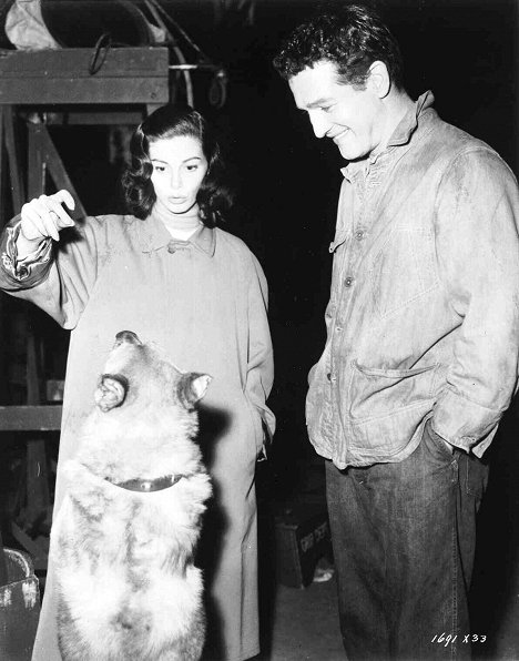 Pier Angeli, Paul Newman - Somebody Up There Likes Me - Making of