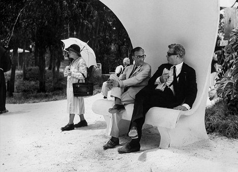 Jean Rougeul, Marcello Mastroianni - Fellini 8 1/2 - Kuvat elokuvasta