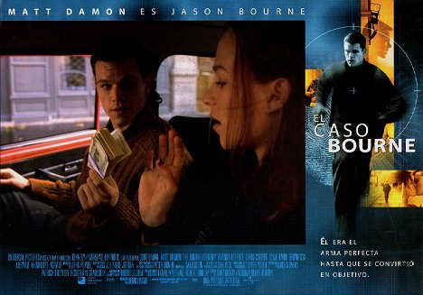 Matt Damon, Franka Potente - Tożsamość Bourne'a - Lobby karty