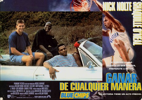 Matt Nover, Shaquille O'Neal, Anfernee 'Penny' Hardaway - Blue Chips - Lobby Cards