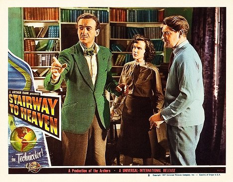 David Niven, Kim Hunter, Roger Livesey - A Matter of Life and Death - Lobby Cards