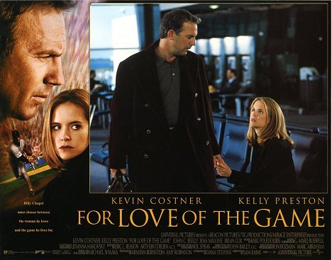 Kevin Costner, Kelly Preston - For Love of the Game - Lobby Cards