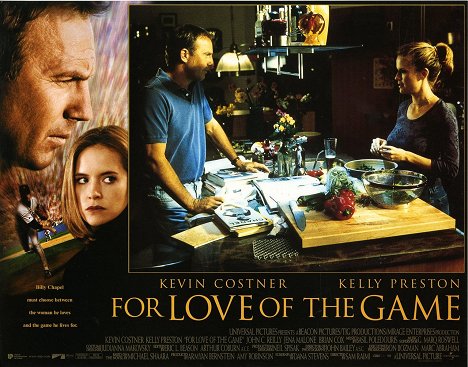 Kevin Costner, Kelly Preston - For Love of the Game - Lobbykaarten