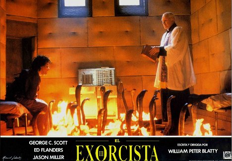 Jason Miller, Nicol Williamson - L'Exorciste III - Cartes de lobby