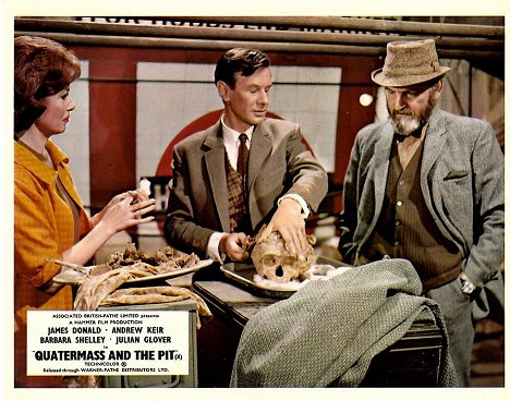 Barbara Shelley, James Donald, Andrew Keir - Quatermass and the Pit - Lobby karty