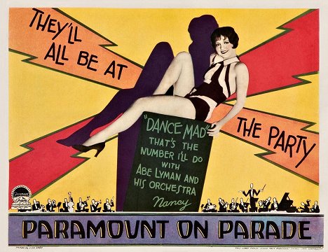 Clara Bow - Paramount on Parade - Lobbykarten