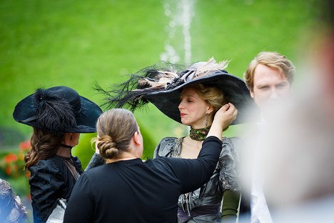 Iris Berben, Petra Schmidt-Schaller, Lars Eidinger - Der Clan - Die Geschichte der Familie Wagner - Making of