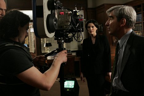 Alana De La Garza, Sam Waterston - Zákon a pořádek - Melting Pot - Z natáčení