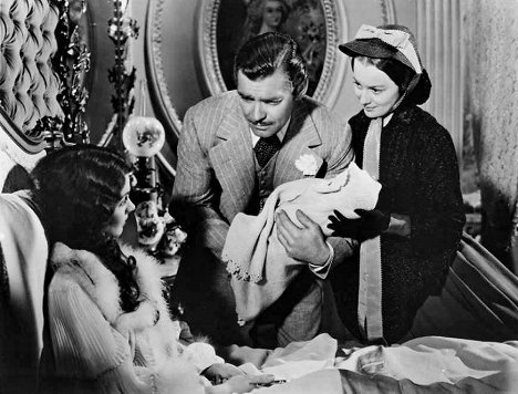Vivien Leigh, Clark Gable, Olivia de Havilland - Vom Winde verweht - Filmfotos