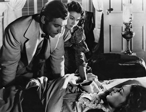 Clark Gable, Vivien Leigh, Olivia de Havilland - Vom Winde verweht - Filmfotos