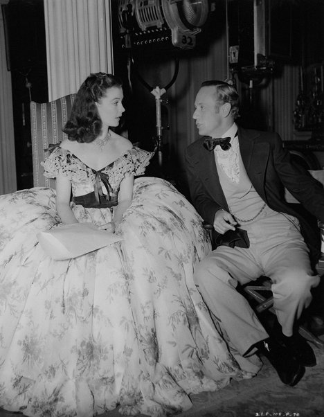 Vivien Leigh, Leslie Howard - Gone with the Wind - Van de set