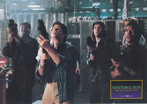 Clifton Powell, Treat Williams, Kevin J. O'Connor, Wes Studi - Octalus - Deep Rising - Lobbykarten