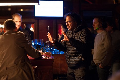 Damian Young, Alejandro González Iñárritu, Emmanuel Lubezki - Birdman oder (Die unverhoffte Macht der Ahnungslosigkeit) - Dreharbeiten