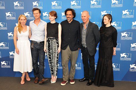 Amy Ryan, Edward Norton, Emma Stone, Alejandro González Iñárritu, Michael Keaton, Andrea Riseborough - Birdman - Z akcí