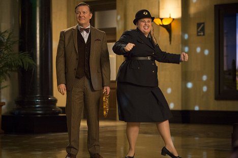 Ricky Gervais, Rebel Wilson - Night at the Museum: Secret of the Tomb - Photos